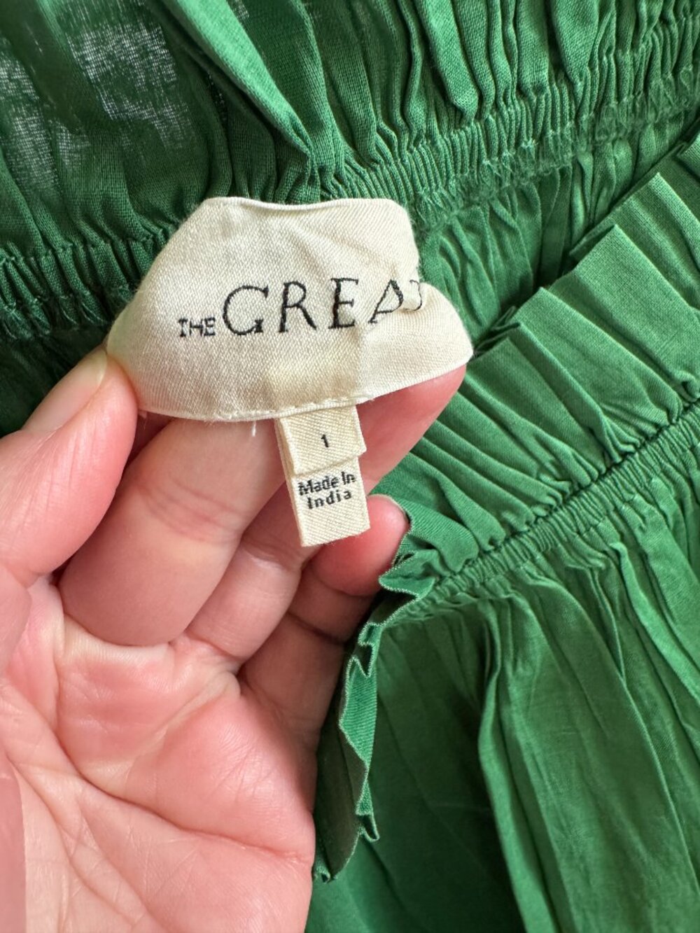 The Great The Prim Top Bright Moss Size 1 - Picture 3 of 4